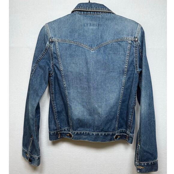 Abercrombie & Fitch Vintage Denim Trucker Jacket, Women's Size Medium - Picture 2 of 3